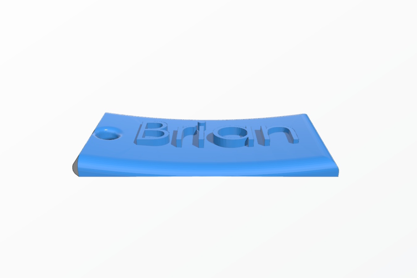 Key Ring Name Tag- Brian
