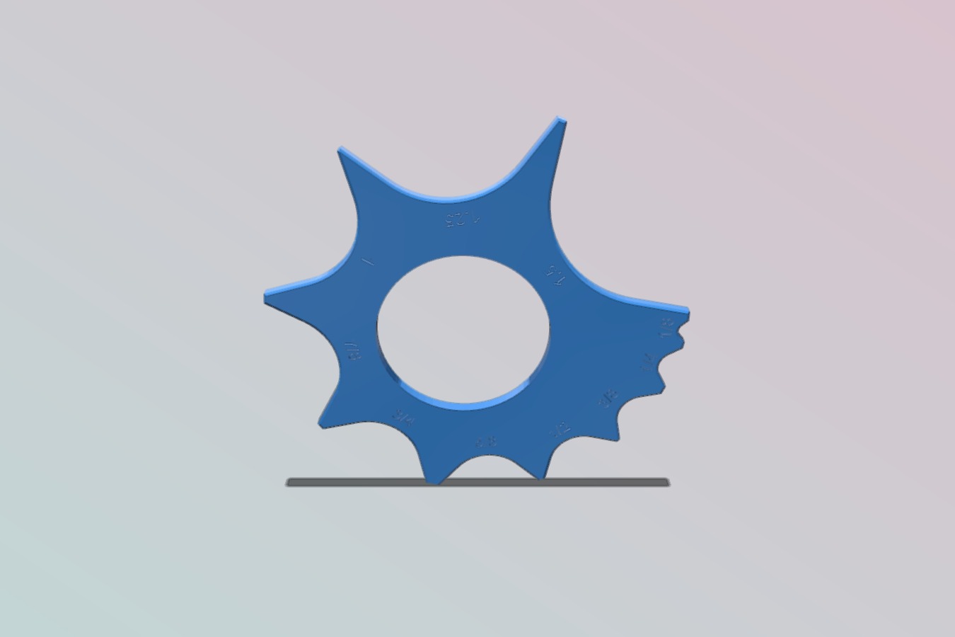 Standard Radius Gauge