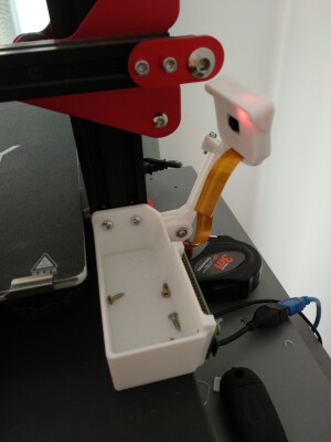 Base opctoprint zero+camara | 3d print model