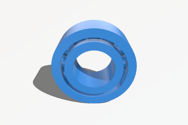 Filament coil holder. (Soporte para bobina de filamento) | 3d print model