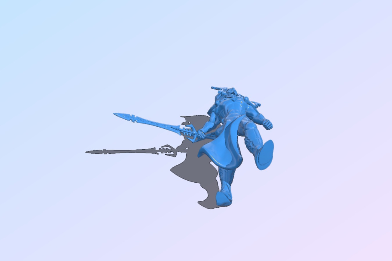 Fiery Avatar of the Bloody Handed Elven God of War
