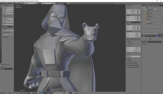 Darth Vader (Disney Infinity) v0.8k | 3d print model