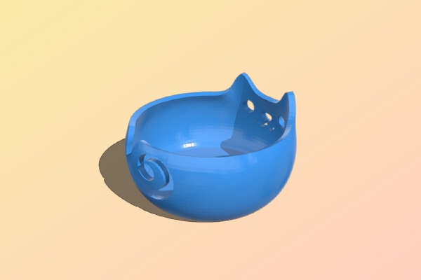 Yarn Bowl for CatSandwhichFibers | 3d print model