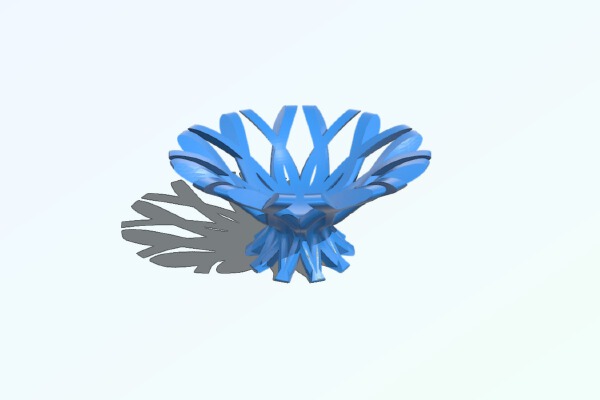 Snowflake bowl | 3d print model