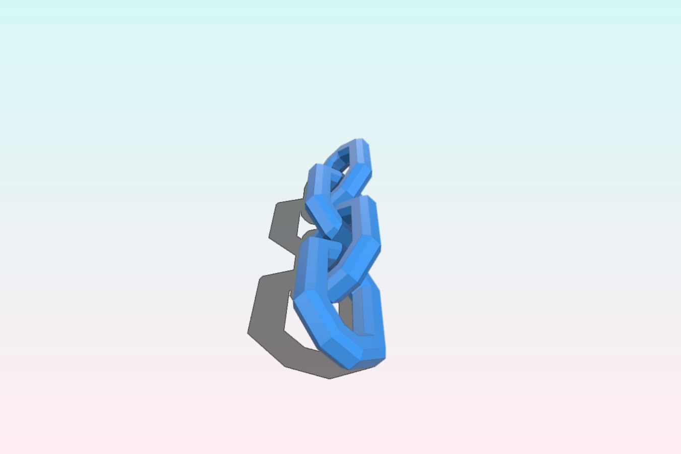 Chain Link Design - Print in Place