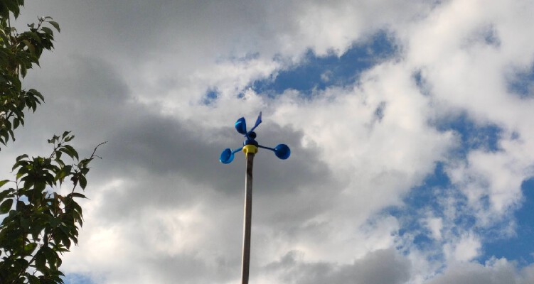 Wind Gauge with direction indicator | 3d print model