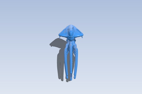 Squid Ship | 3d print model