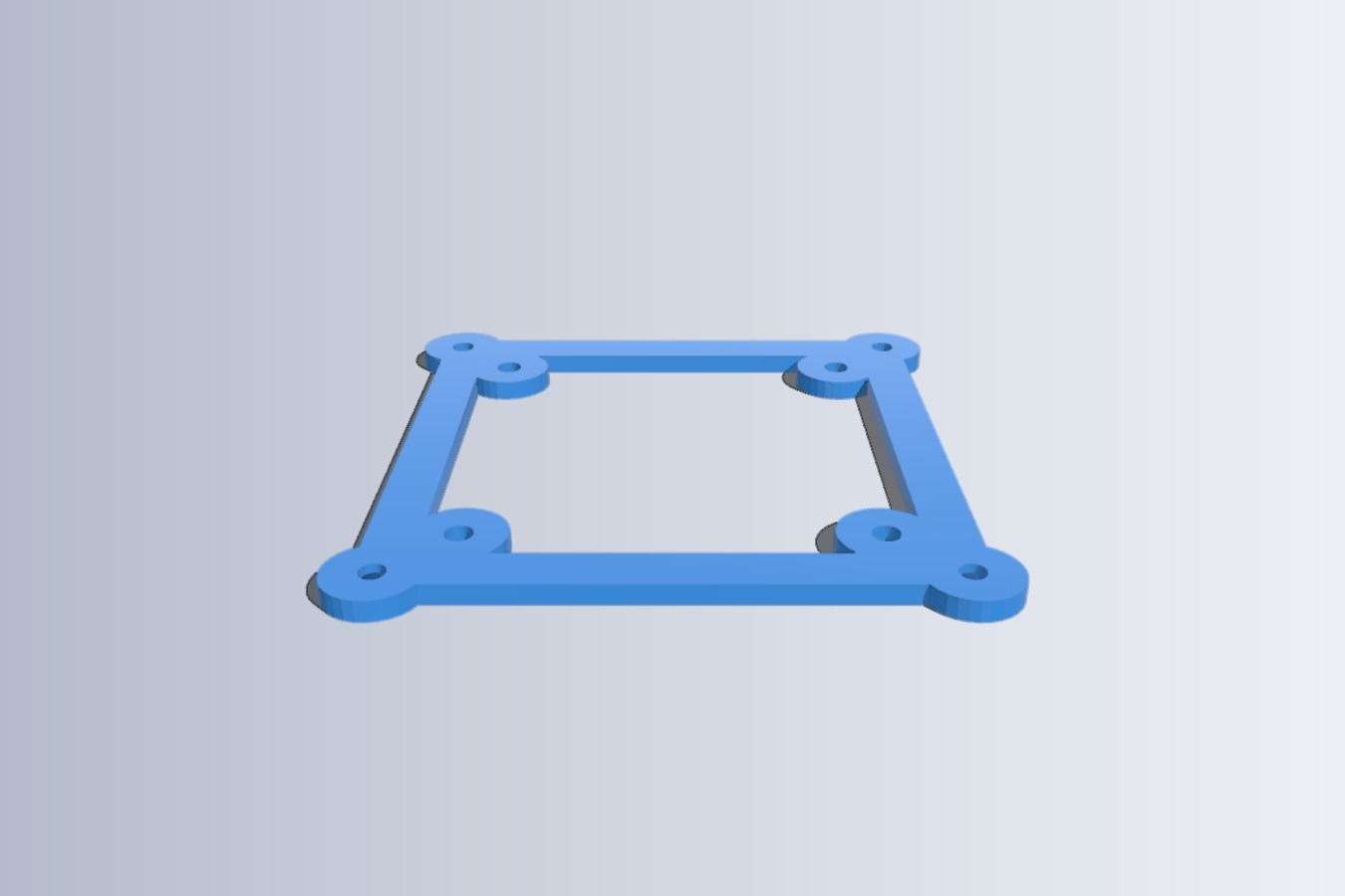 Monitor VESA mount adapter (75 to 100)