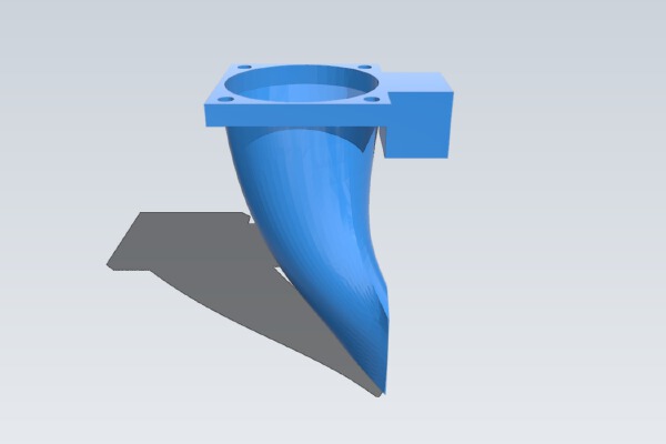 Printrbot New Simple 2014 second fan | 3d print model