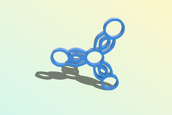 Fancy Fidget Spinner 2 | 3d print model