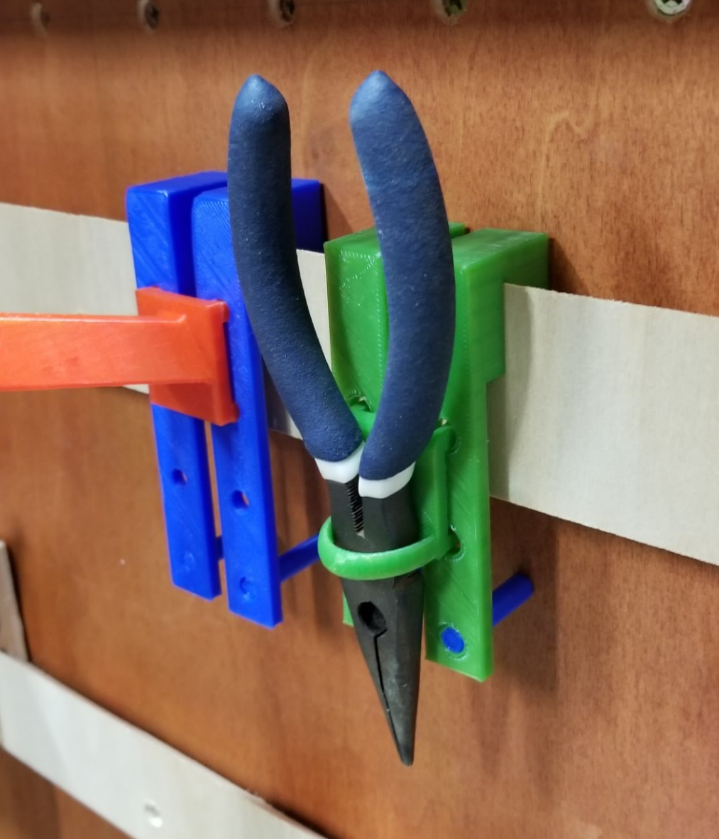 Pegboard to French Cleat Adapter