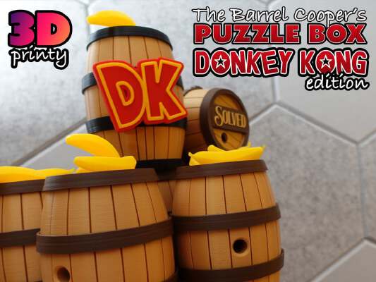 The Barrel Cooper's Puzzle Box (DK Edition) | 3d print model
