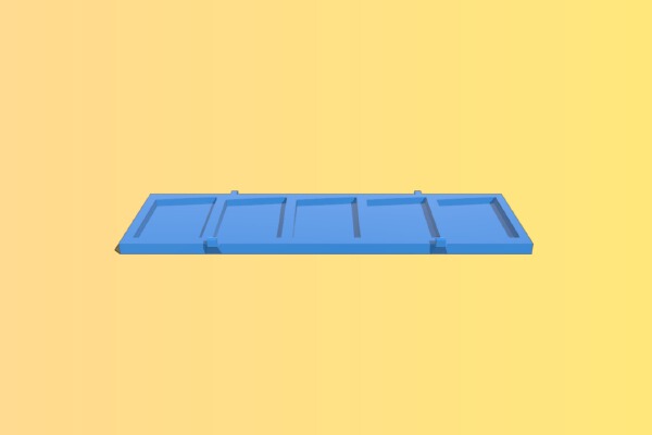SD Card hinged case | 3d print model