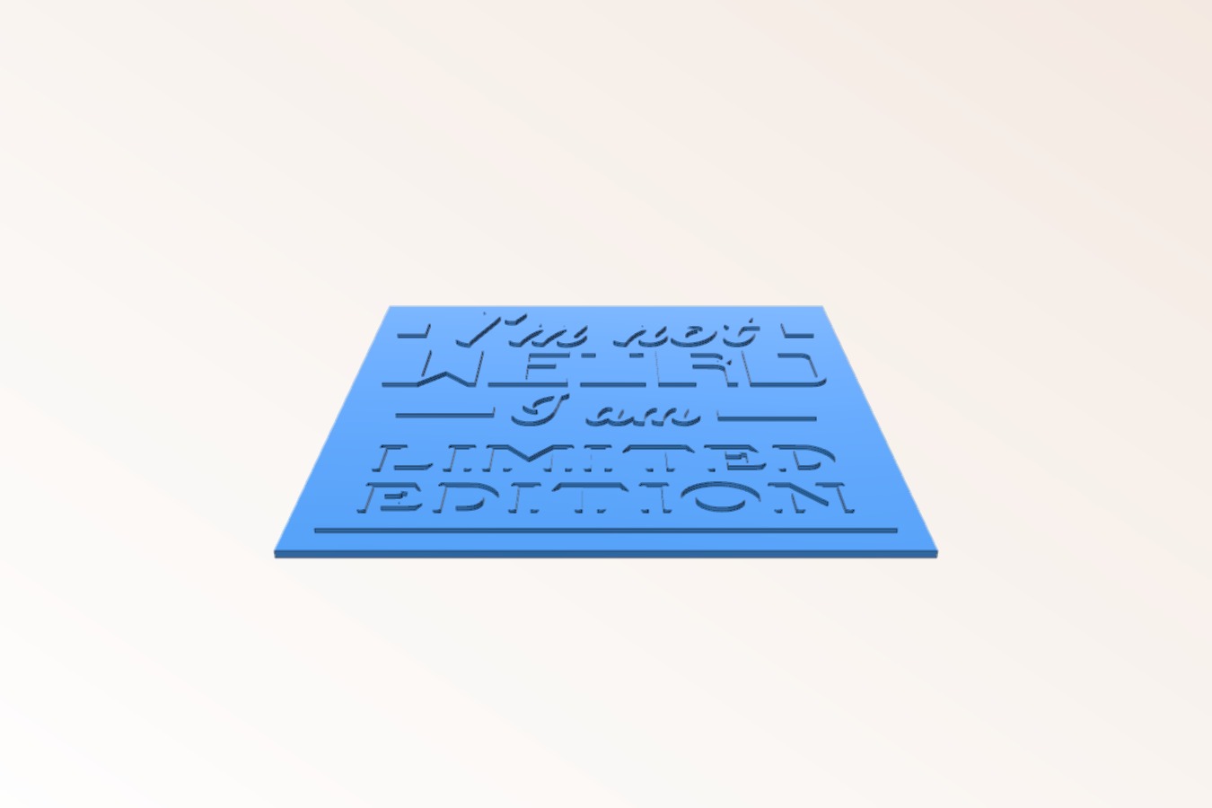 Limited Edition Sign