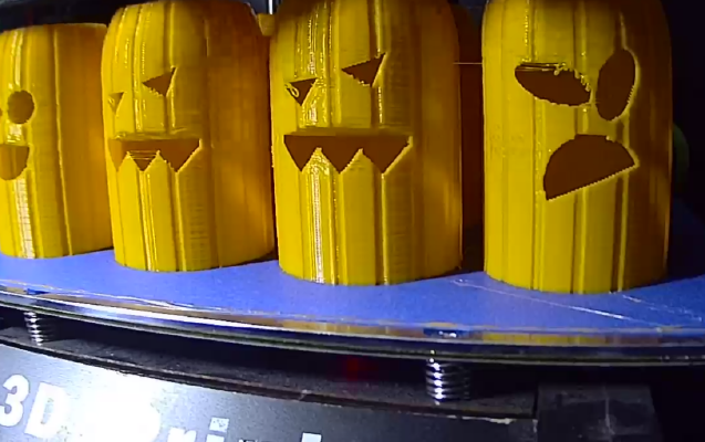 Tea Light Pumpkin Faces | 3d print model