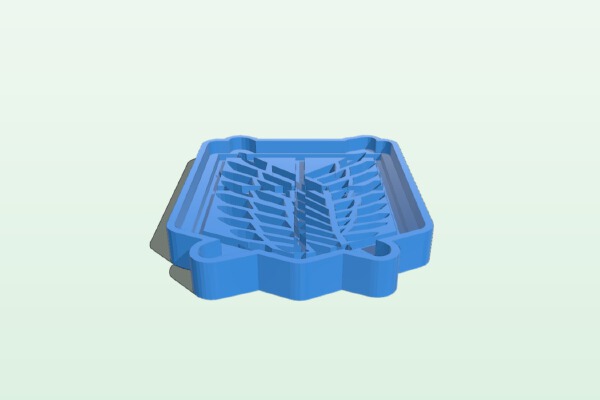 Attack On Titan Scout Regiment Insignia cookie cutter | 3d print model