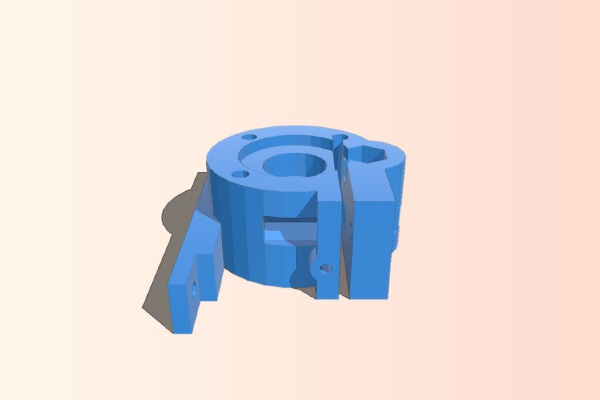 SteExtruder - Mounted parametric bowden extruder | 3d print model