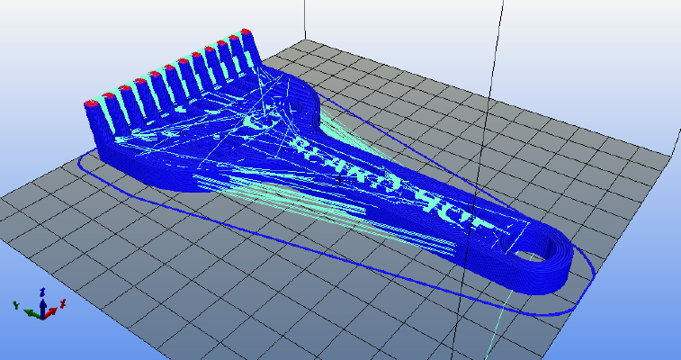 Beard hoe | 3d print model