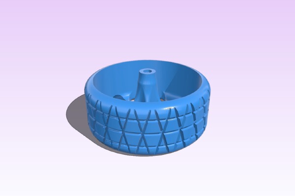 76mm -28BYJ-48 Stepper Motor Wheel | 3d print model