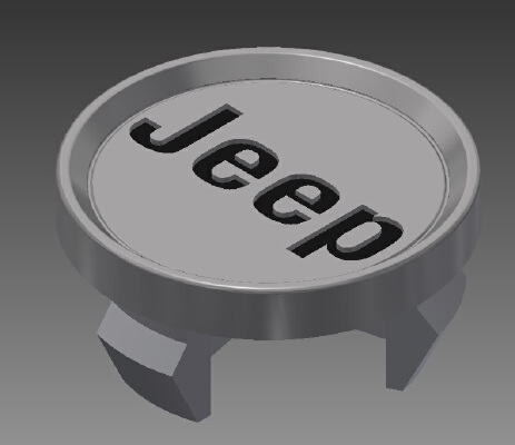 Jeep Liberty Wheel Center Cap | 3d print model