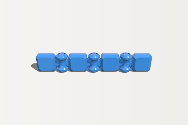 Print in place tank tread idea | 3d print model