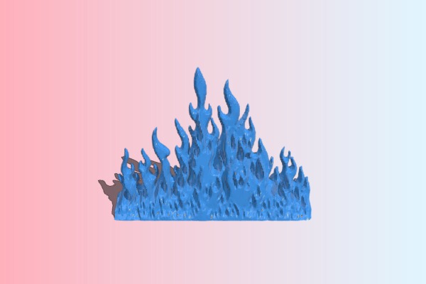 Remix Wall of Fire with LED lighting | 3d print model