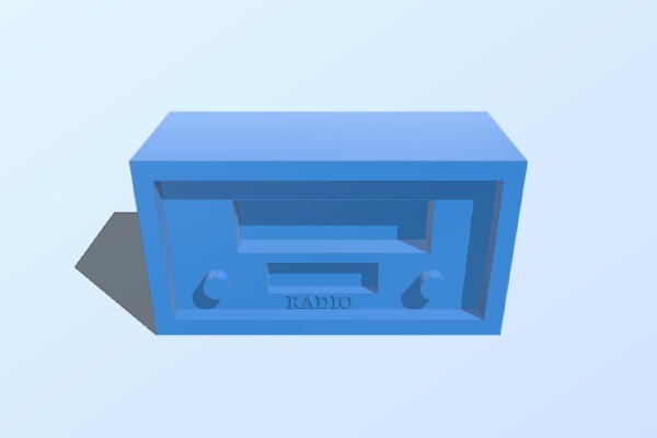Radio | 3d print model