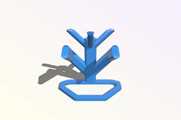 Oculus Quest 2 vertical stand Remix | 3d print model