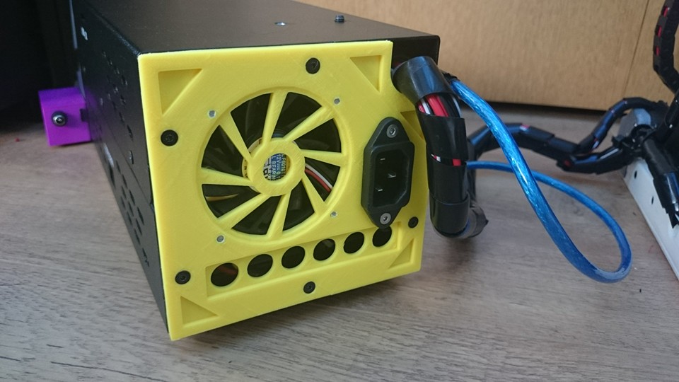 Wanhao Duplicator i3 back plate 60mm fan