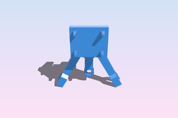 Camera Mount for Turbowing CYCLOPS 3 and KINGKONG ET115 | 3d print model