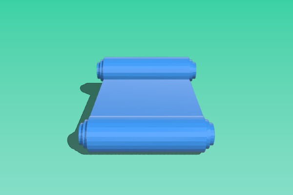 Scroll for Lego minifig | 3d print model
