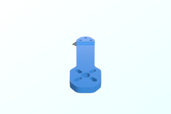 Cloneout Arms for 3mm motor mount | 3d print model