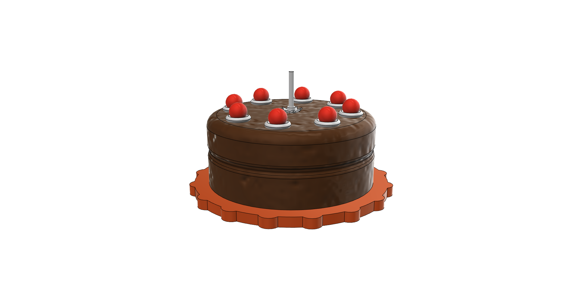 Portal 1 Cake 1_10 Scale