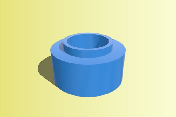 Anycubic I3 Mega Ultrabase E3D V6 spacer | 3d print model