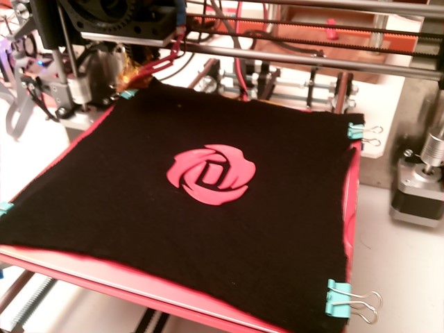 3D printing on canvas