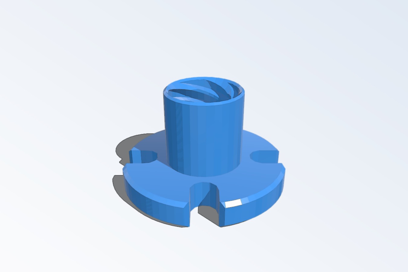 Customizable Leadscrew Flange Metric