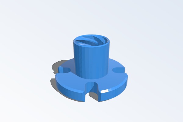 Customizable Leadscrew Flange Metric | 3d print model