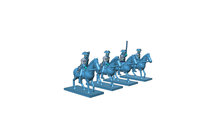 Age of Marlborough - Part 2 - Cavalry | 3d print model