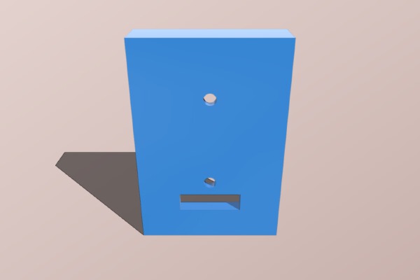 Flat Bottom DeWalt Battery Holder | 3d print model
