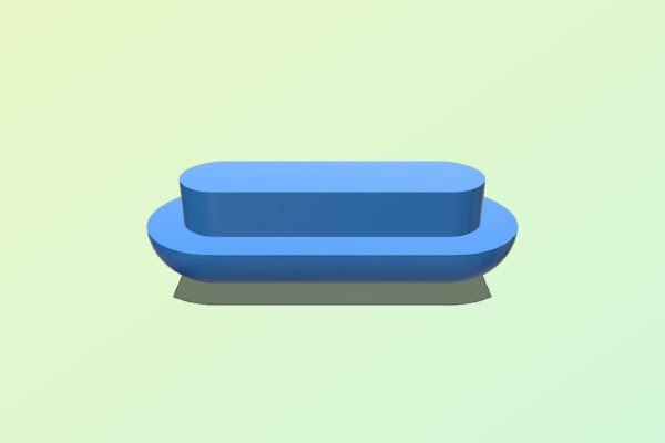 Bumper Spacer for Toilet Seat | 3d print model