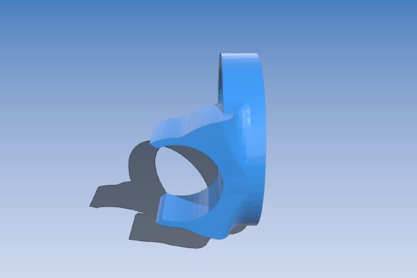 4in to 2.5in 90 deg PVC connector | 3d print model