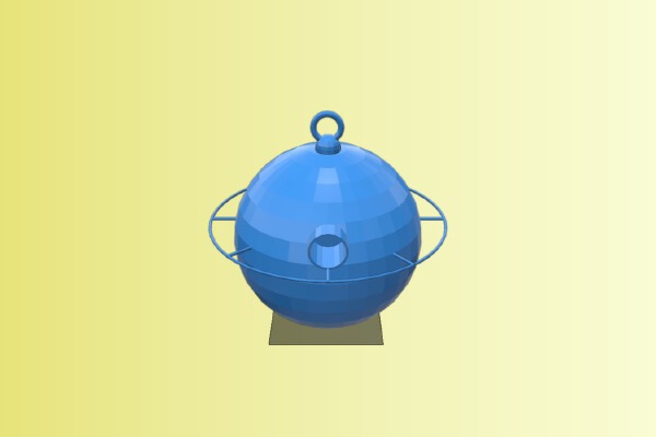 Planet Birdhouse | 3d print model