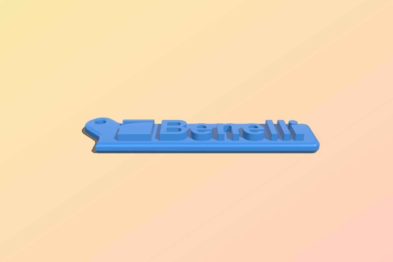 Benelli logo_ keyring