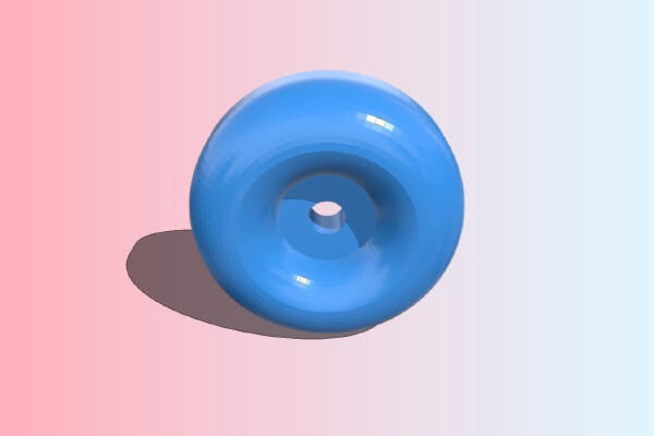 rubber bumper _ glide foot | 3d print model
