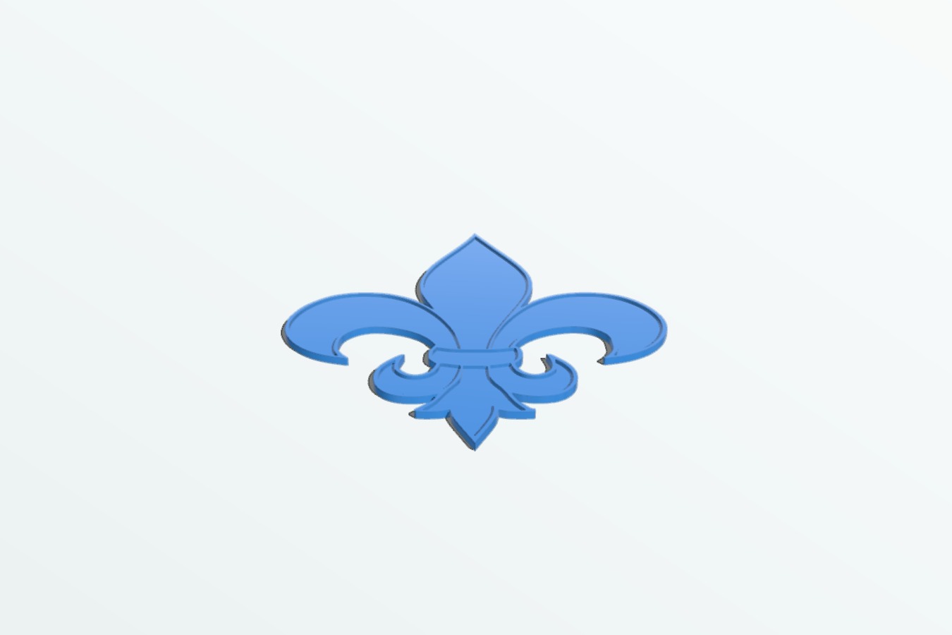 Fleur De Lis Fridge Magnet