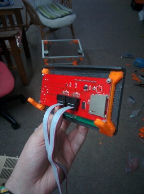 Fusebox LCD holder | 3d print model