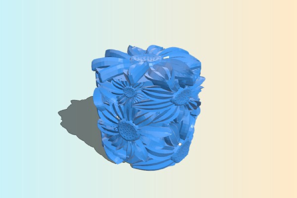 Sun Flower Candle Design | 3d print model