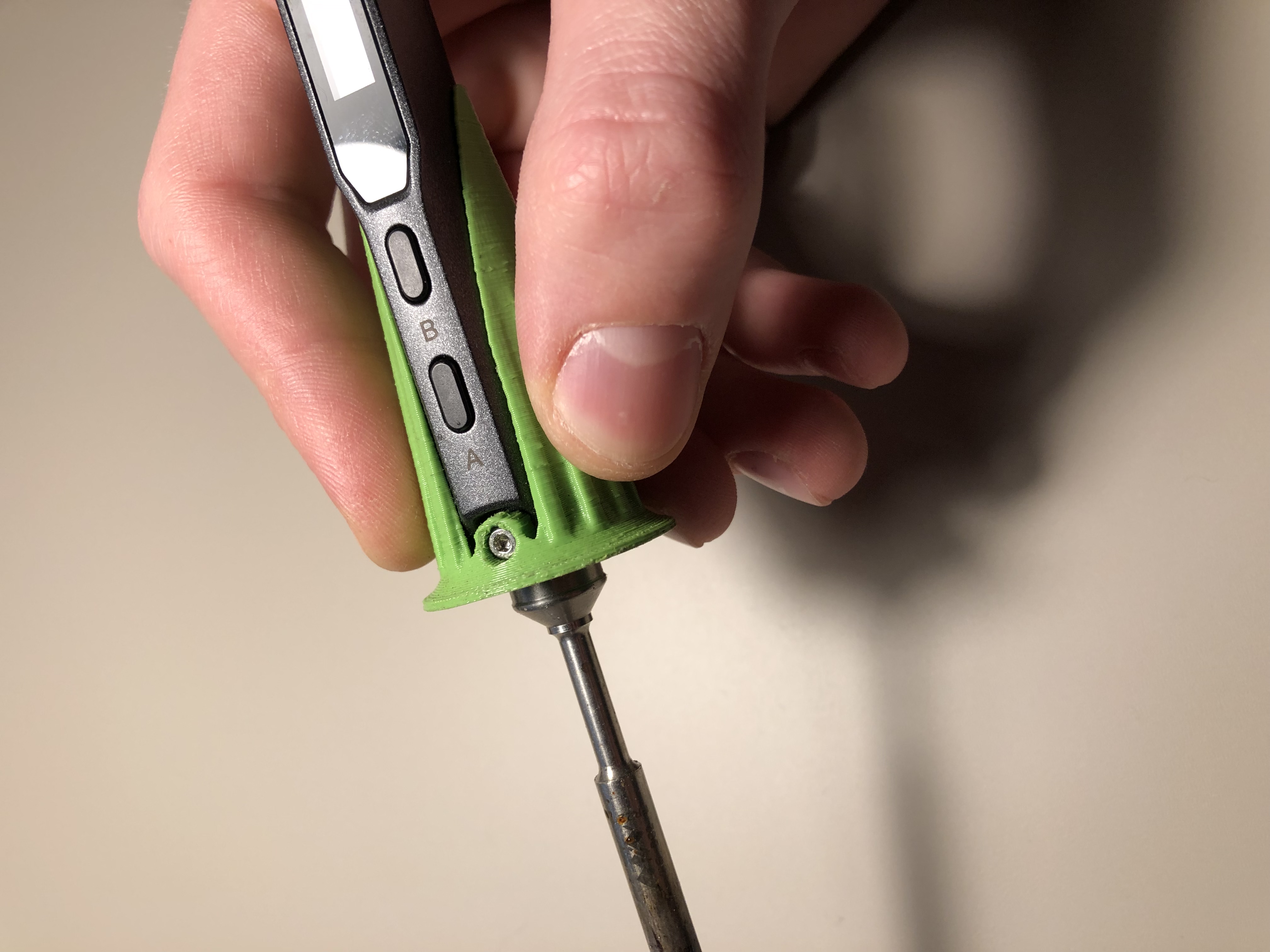 TS100 improved grip