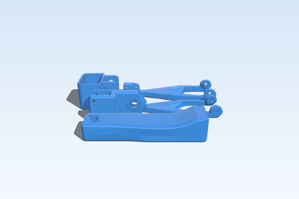 4 axis stabilizer osmo poket | 3d print model
