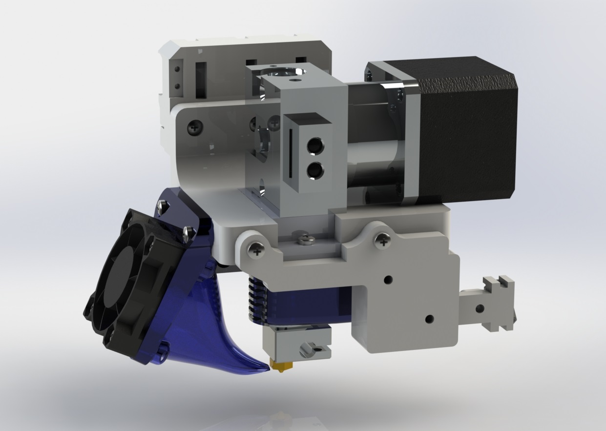 Prusa i3 X Carriage Adapter for Bulldog XL Extruder